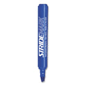 StrideMark Tank Permanent Marker, Broad Chisel Tip, Blue, 12/Pack (22002)