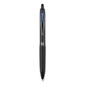 uni-ball 207 Plus+ Gel Pen, Retractable, Medium 0.7 mm, Blue Ink, Black Barrel, 4/Pack (70457)