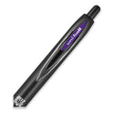 uni-ball 207 Plus+ Gel Pen, Retractable, Medium 0.7 mm, Assorted Inspirational Ink Colors, Black Barrel, 6/Pack (70491)