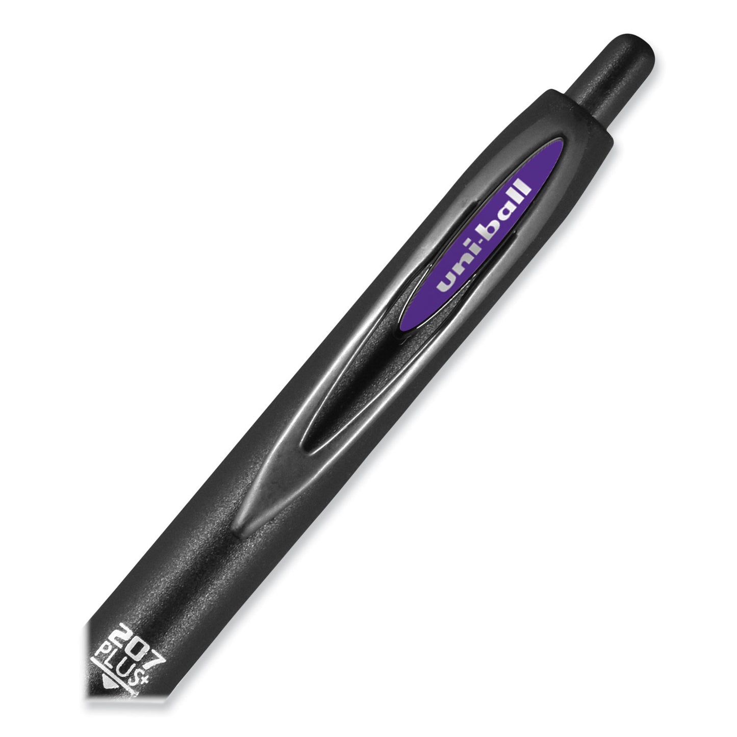 uni-ball 207 Plus+ Gel Pen, Retractable, Medium 0.7 mm, Assorted Inspirational Ink Colors, Black Barrel, 6/Pack (70491)