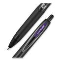 uni-ball 207 Plus+ Gel Pen, Retractable, Medium 0.7 mm, Assorted Inspirational Ink Colors, Black Barrel, 6/Pack (70491)