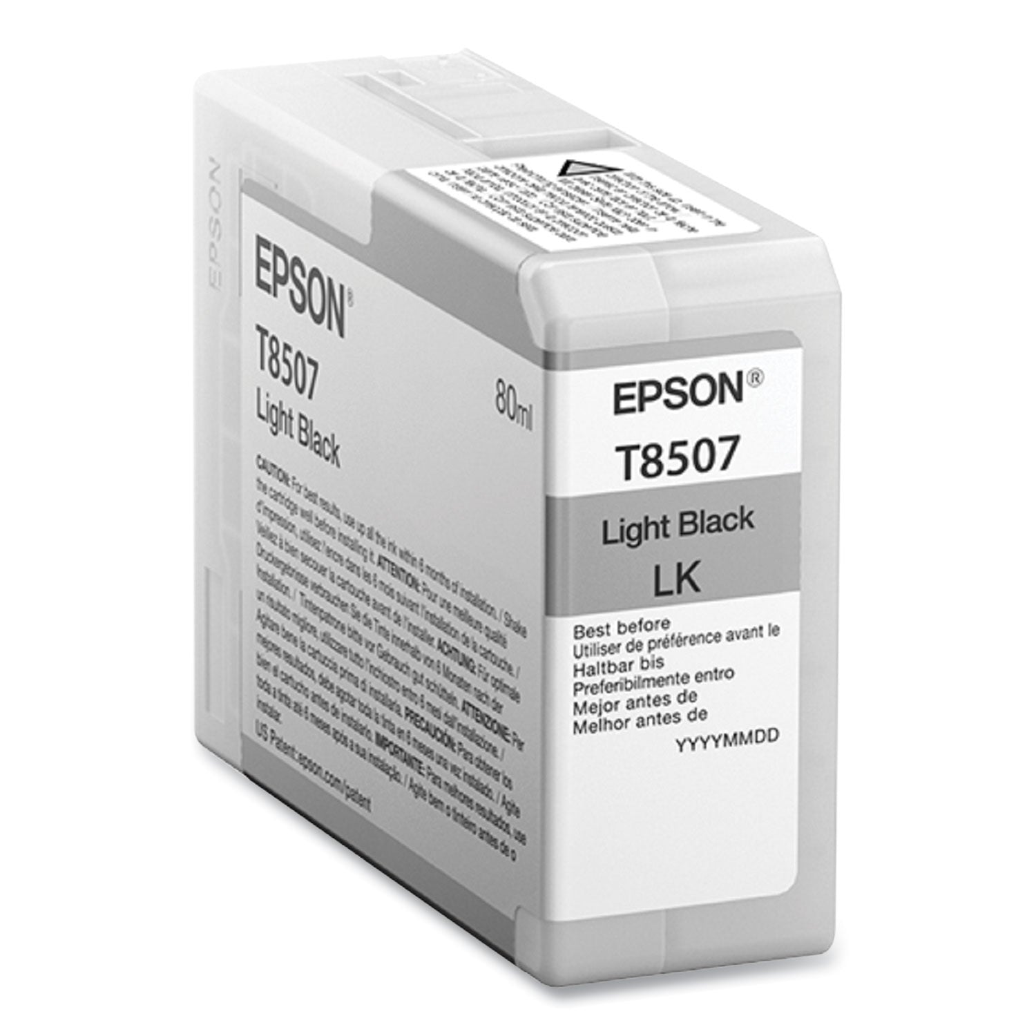 Epson T850700 Ink, Light Black