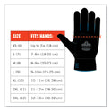 ergodyne ProFlex 7551 ANSI A5 Coated Waterproof CR Gloves, Small, Orange, Pair (17672)