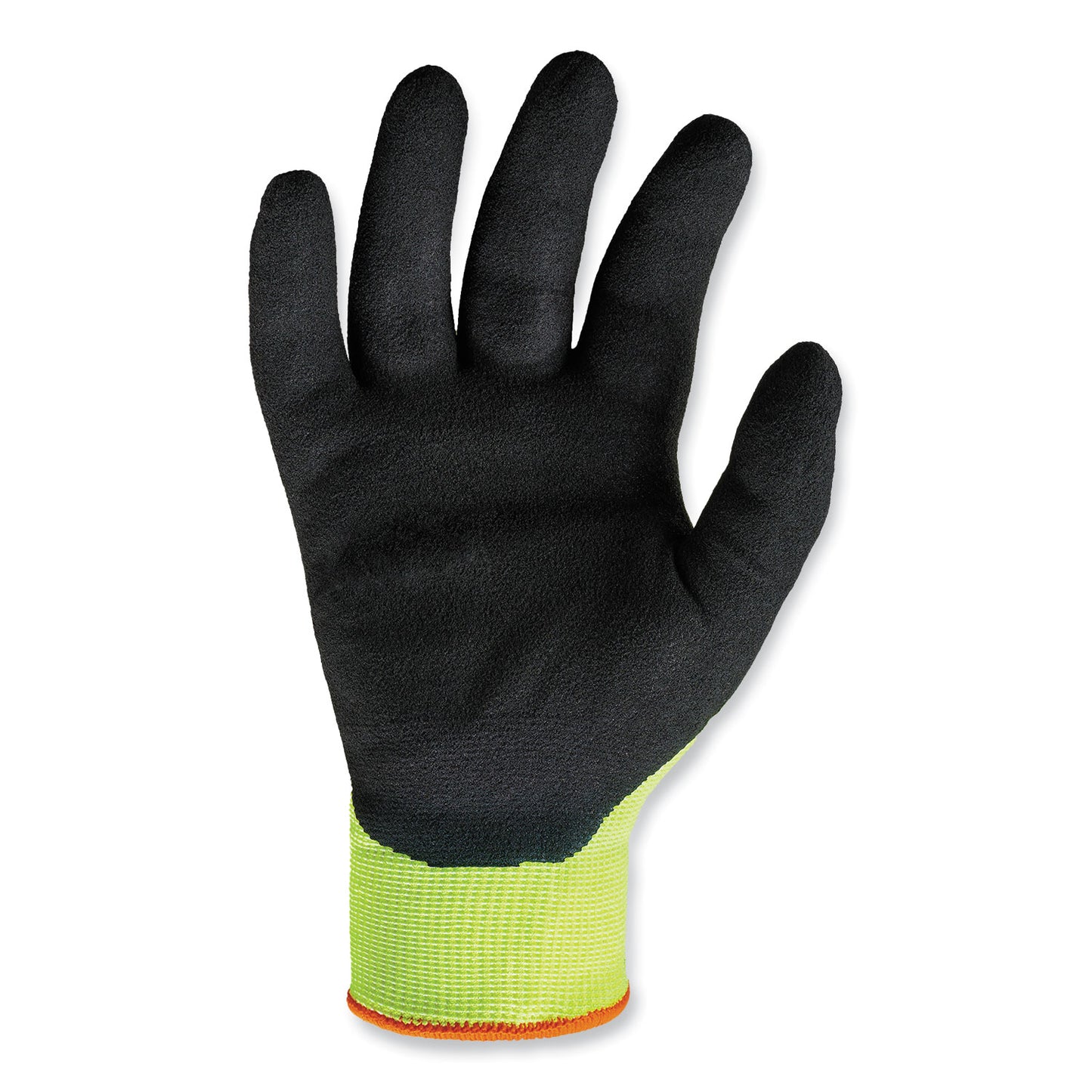 ergodyne ProFlex 7021 Hi-Vis Nitrile-Coated CR Gloves, Lime, X-Large, Pair (17965)