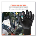 ergodyne ProFlex 7001-CASE Nitrile Coated Gloves, Black, Small, 144 Pairs/Carton (17852)