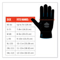 ergodyne ProFlex 7551 ANSI A5 Coated Waterproof CR Gloves, Orange, Medium, Pair (17673)