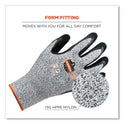 ergodyne ProFlex 7031 ANSI A3 Nitrile-Coated CR Gloves, Gray, Medium, Pair (17983)