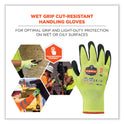 ergodyne ProFlex 7021 Hi-Vis Nitrile-Coated CR Gloves, Lime, X-Large, Pair (17965)