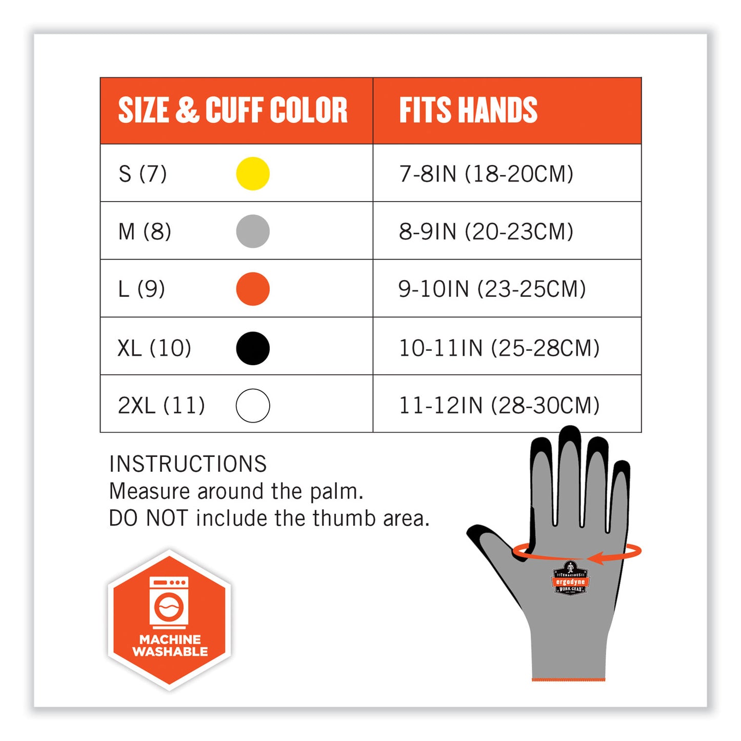 ergodyne ProFlex 7031 ANSI A3 Nitrile-Coated CR Gloves, Gray, X-Large, Pair (17985)