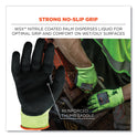 ergodyne ProFlex 7041 ANSI A4 Nitrile-Coated CR Gloves, Lime, X-Large, Pair (17815)