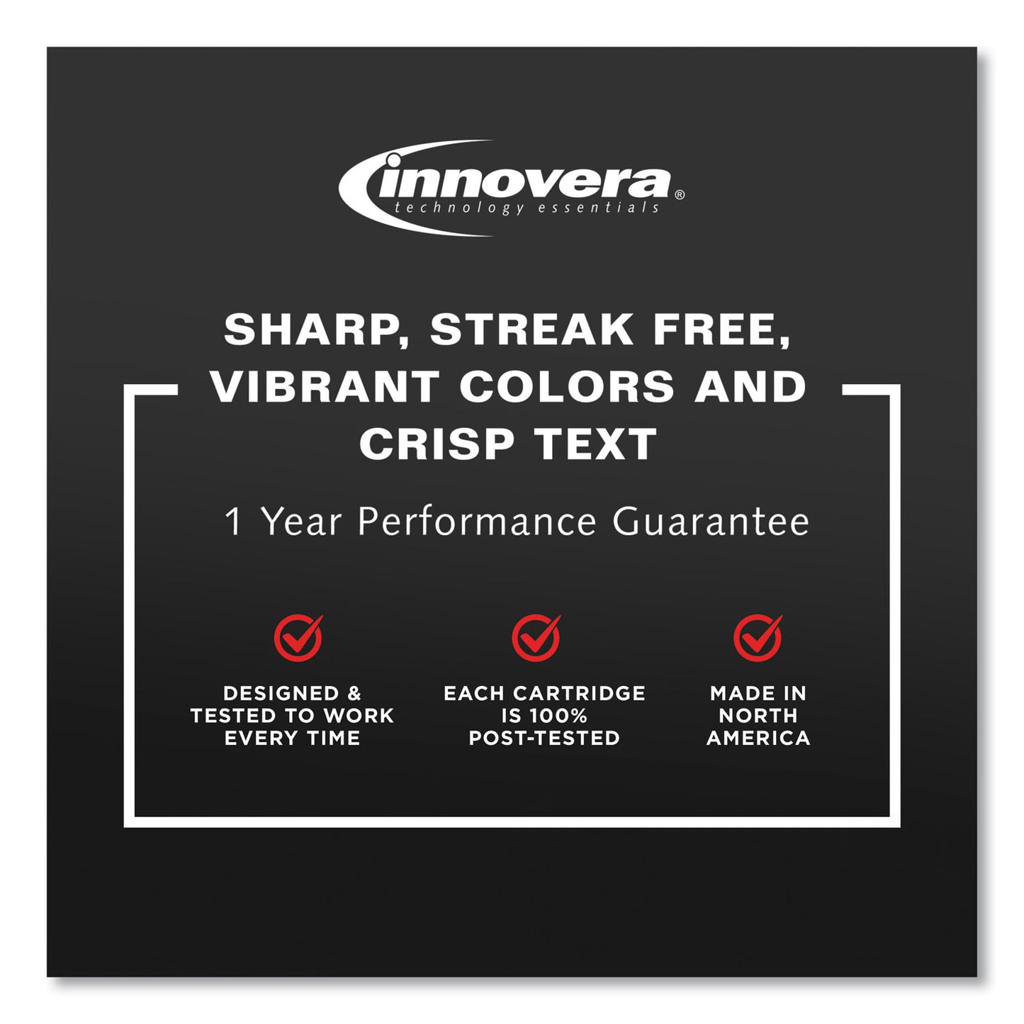 Innovera Remanufactured Black High-Yield Toner, Replacement for 410X (CF410X), 6,500 Page-Yield