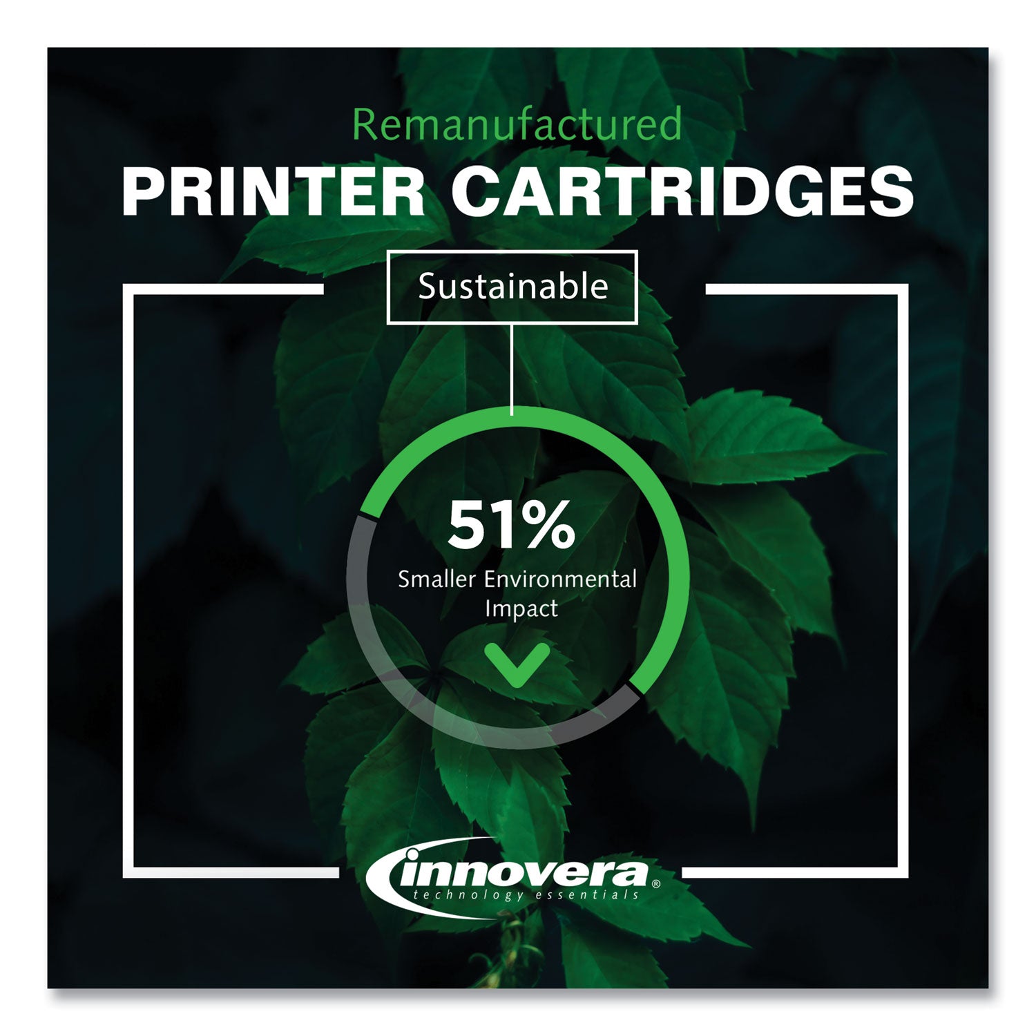 Innovera Remanufactured Black High-Yield Toner, Replacement for 30X (CF230X), 3,500 Page-Yield