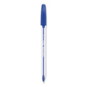 Paper Mate InkJoy 50ST Ballpoint Pen, Stick, Medium 1 mm, Blue Ink, Clear Barrel, 60/Pack (2014534)