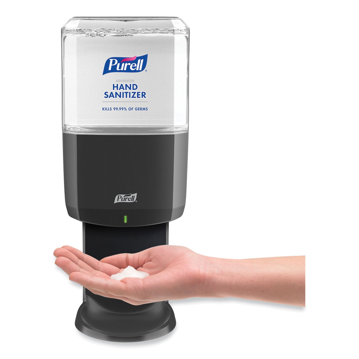 PURELL ES6 Touch Free Hand Sanitizer Dispenser, 1,200 mL, 5.25 x 8.56 x 12.13, Graphite (642401)