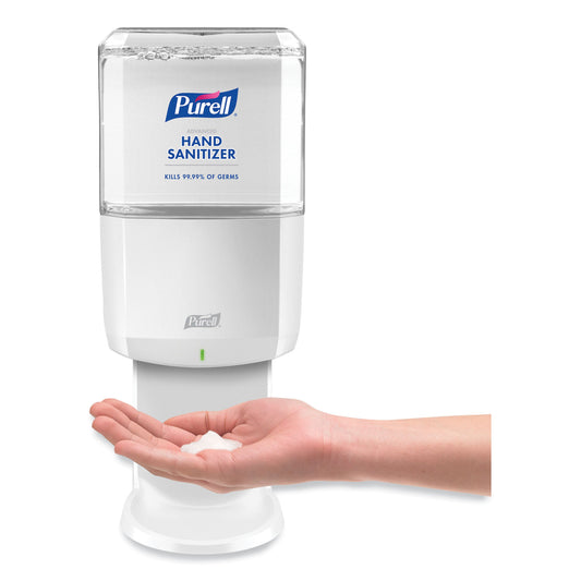 PURELL ES6 Touch Free Hand Sanitizer Dispenser, 1,200 mL, 5.25 x 8.56 x 12.13, White (642001)