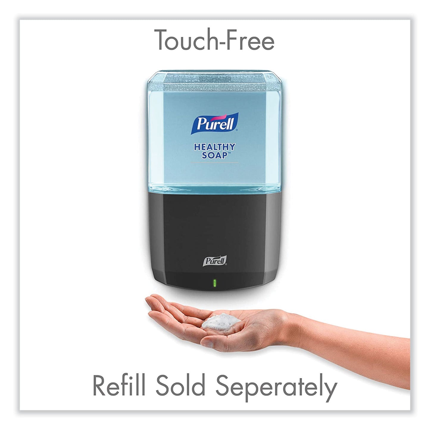 PURELL ES8 Soap Touch-Free Dispenser, 1,200 mL, 5.25 x 8.8 x 12.13, Graphite (773401)