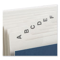 Universal Expanding Desk File, 20 Dividers, Alpha Index, Letter Size, Blue Cover (30540)