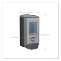 PURELL CS4 Soap Push-Style Dispenser, 1,250 mL, 4.88 x 8.8 x 11.38, Graphite (513401)