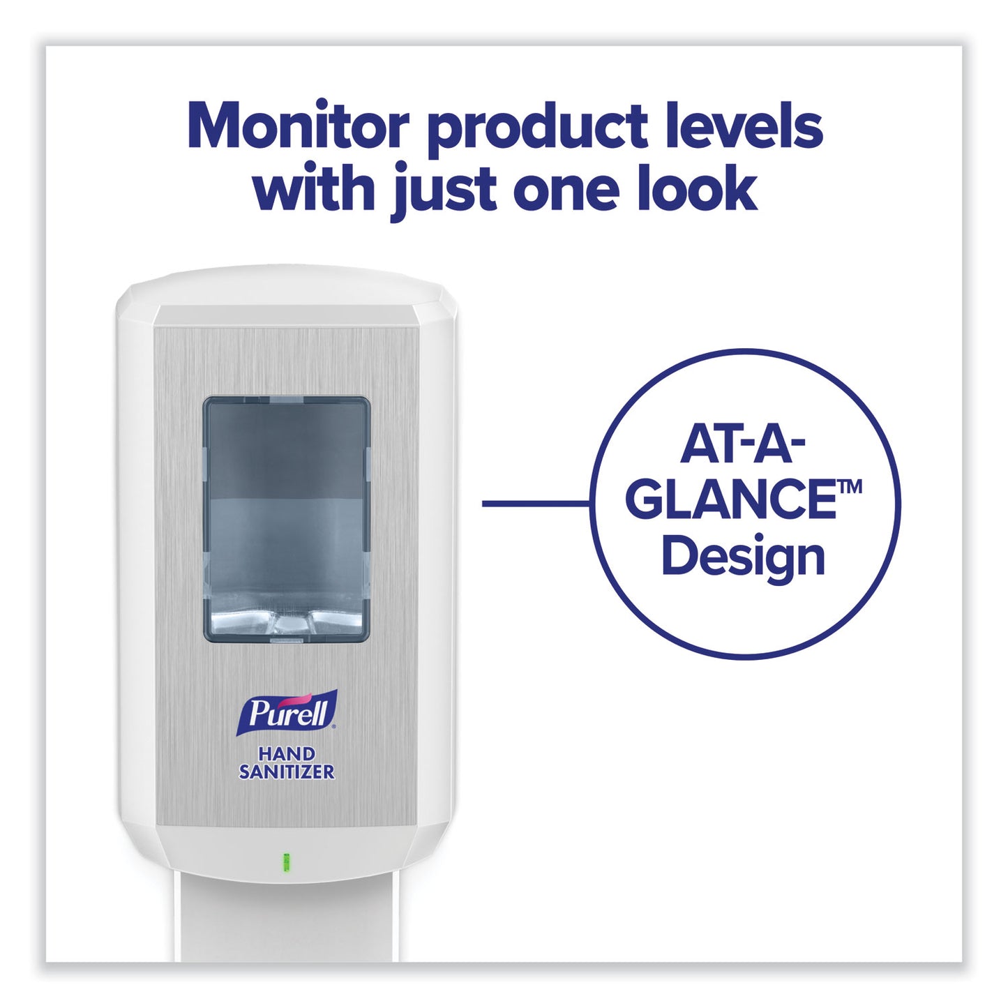 PURELL CS6 Hand Sanitizer Dispenser, 1,200 mL, 5.79 x 3.93 x 15.64, White (652001)