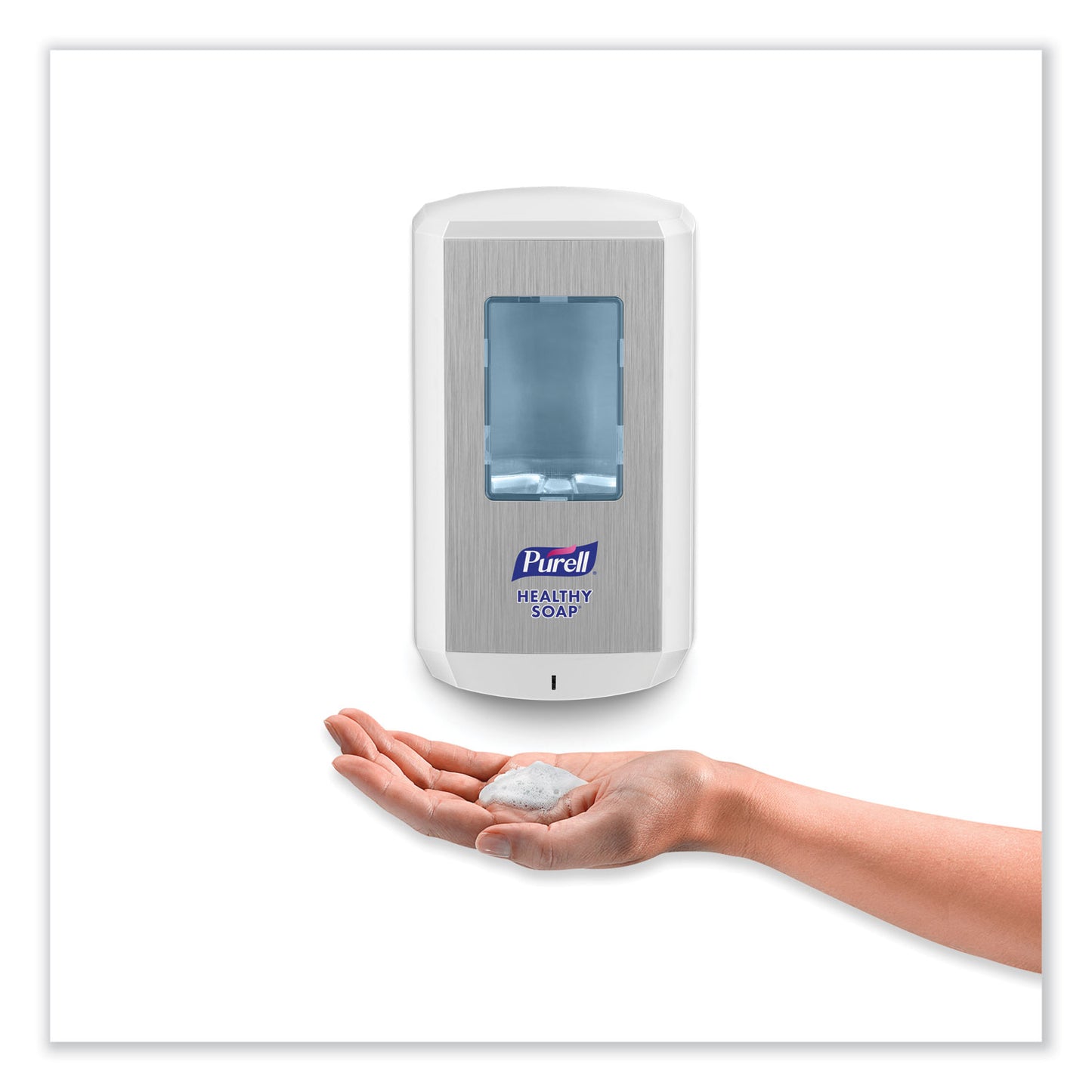 PURELL CS6 Soap Touch-Free Dispenser, 1,200 mL, 4.88 x 8.8 x 11.38, White (653001)