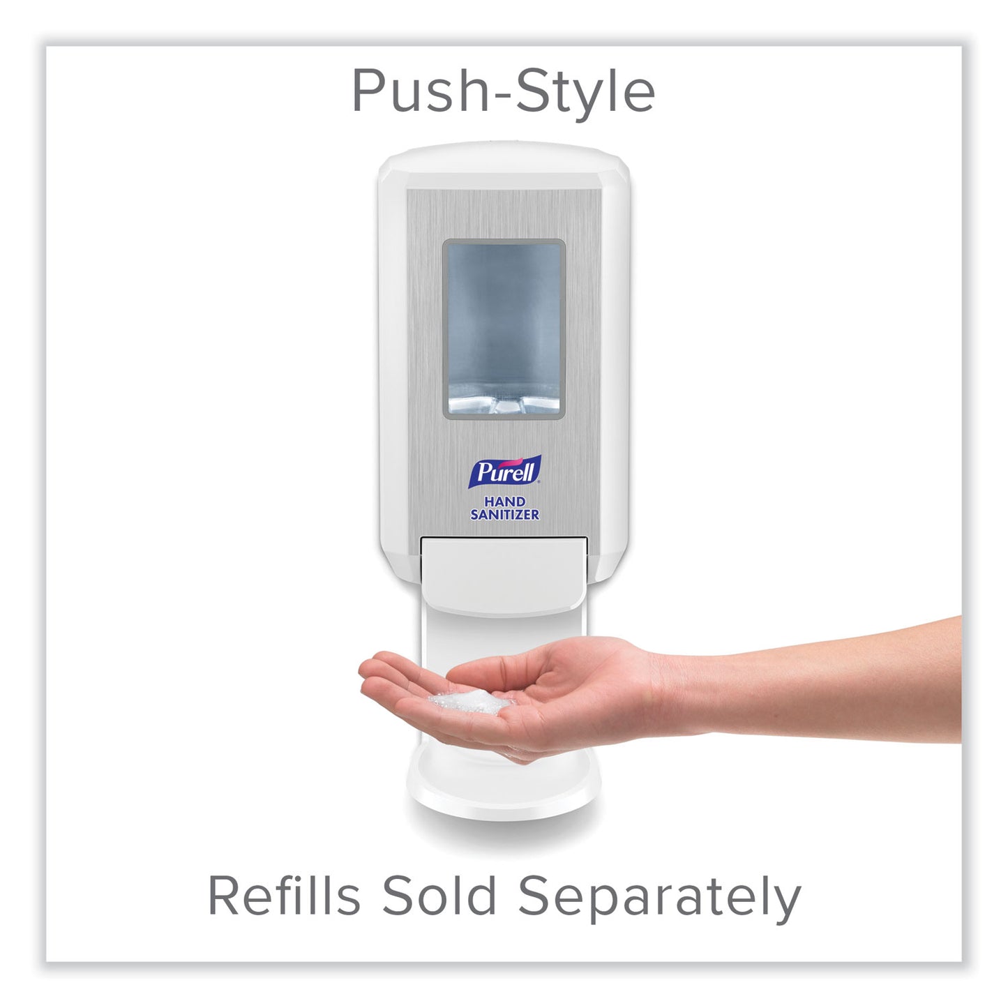 PURELL CS4 Hand Sanitizer Dispenser, 1,200 mL, 6.12 x 4.48 x 10.81, White (512101)