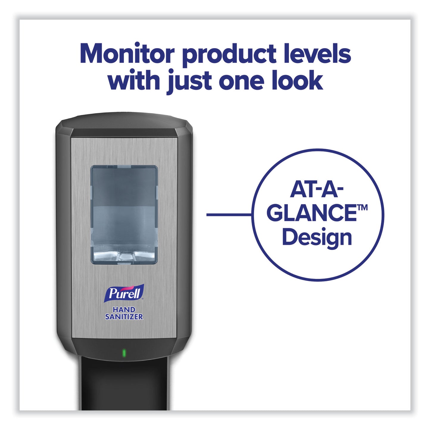 PURELL CS6 Hand Sanitizer Dispenser, 1,200 mL, 5.79 x 3.93 x 15.64, Graphite (652401)