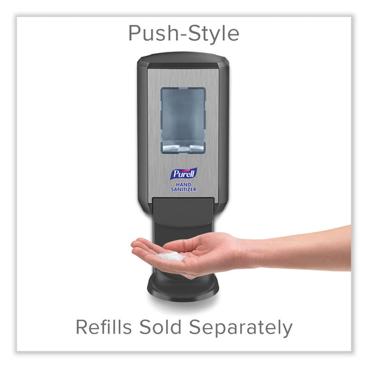 PURELL CS4 Hand Sanitizer Dispenser, 1,200 mL, 4.88 x 8.19 x 11.38, Graphite (512401)