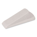Master Caster Big Foot Doorstop, No Slip Rubber Wedge, 2.25w x 4.75d x 1.25h, Beige, 2/Pack (00975)