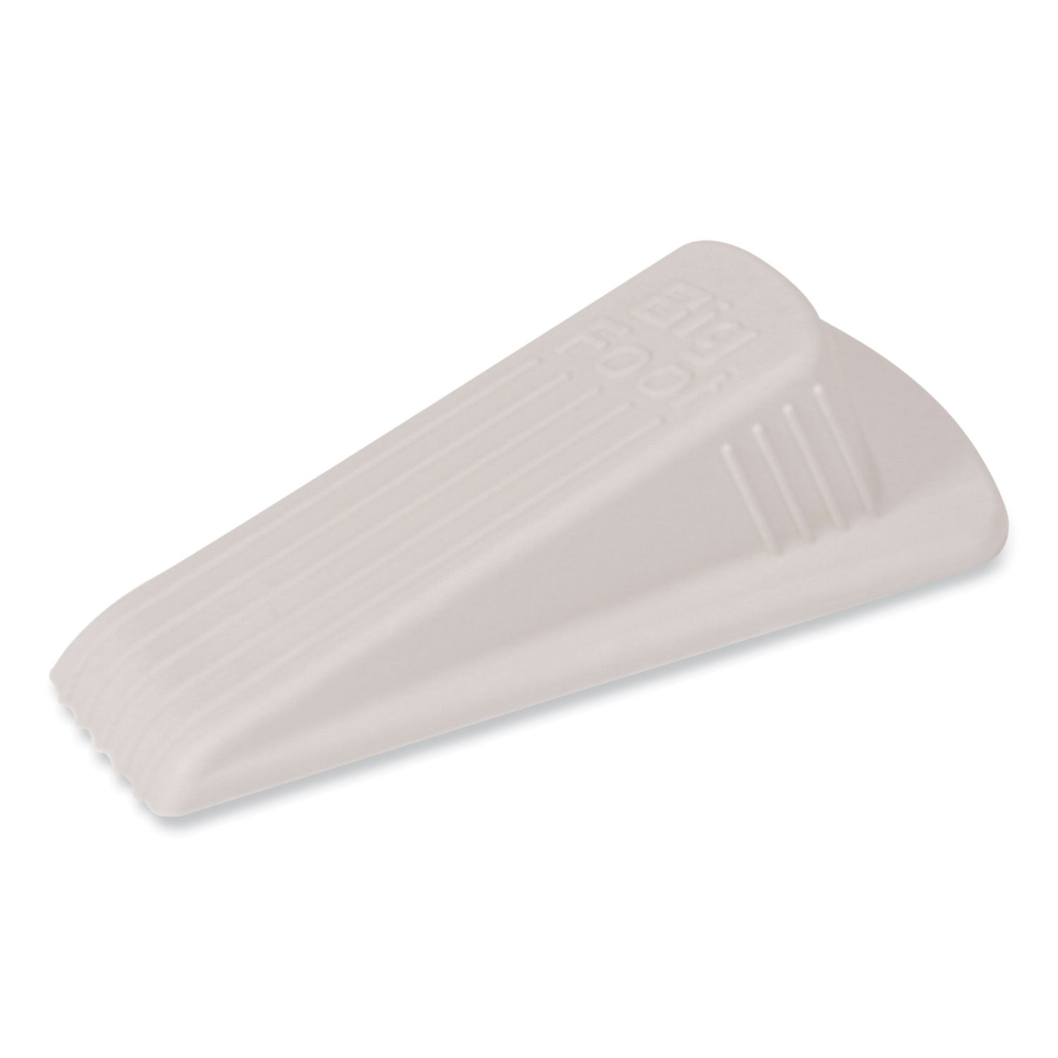 Master Caster Big Foot Doorstop, No Slip Rubber Wedge, 2.25w x 4.75d x 1.25h, Beige, 2/Pack (00975)