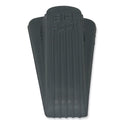 Master Caster Big Foot Doorstop, No Slip Rubber Wedge, 2.25w x 4.75d x 1.25h, Gray, 2/Pack (00972)
