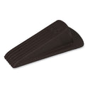 Master Caster Big Foot Doorstop, No Slip Rubber Wedge, 2.25w x 4.75d x 1.25h, Brown (00920)