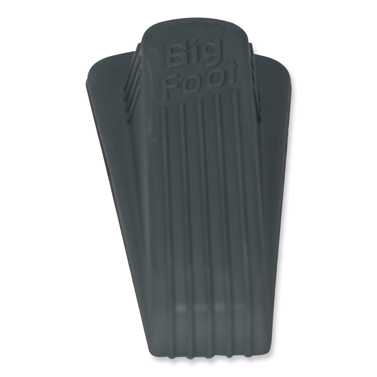 Master Caster Big Foot Doorstop, No Slip Rubber Wedge, 2.25w x 4.75d x 1.25h, Gray (00941)