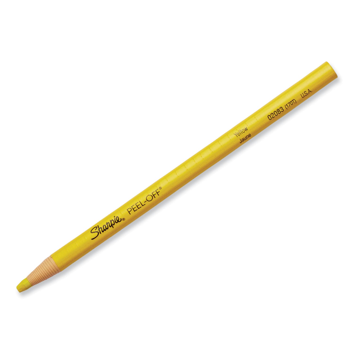 Sharpie Peel-Off China Markers, Yellow, Dozen (2083)