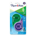 Paper Mate DryLine Correction Tape, Non-Refillable, Green/Purple Applicators, 0.17" x 472", 2/Pack (6137206)
