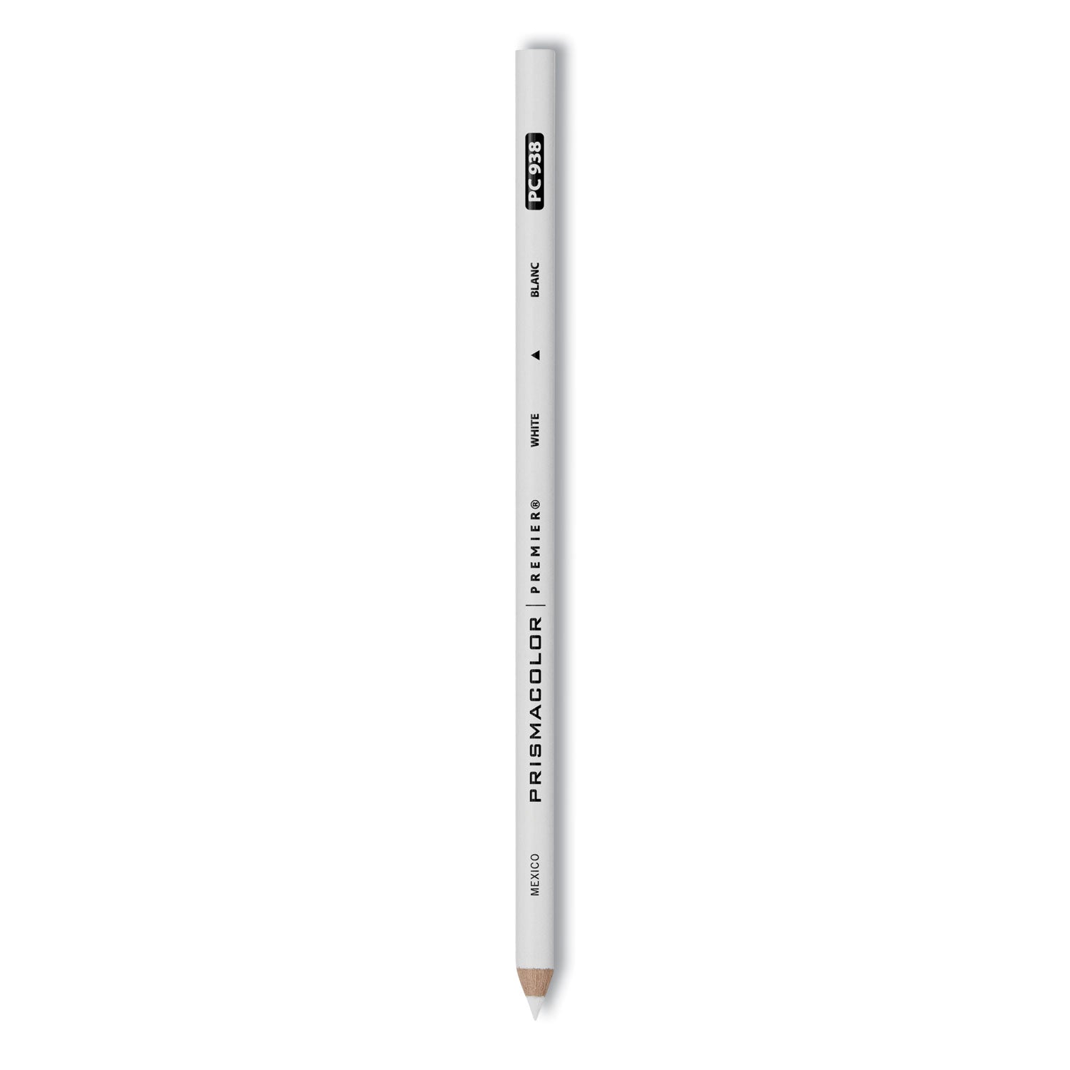 Prismacolor Premier Colored Pencil, 3 mm, 2B, White Lead, White Barrel, Dozen (3365)