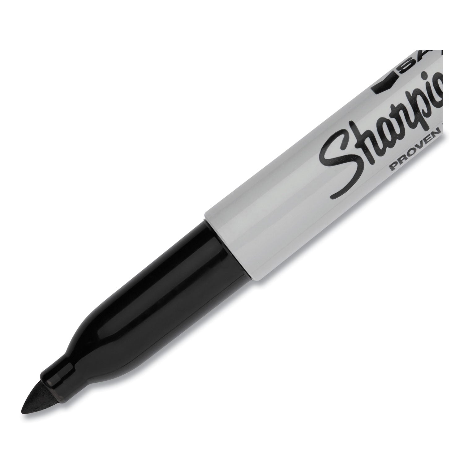 Sharpie T.E.C. Permanent Marker, Fine Bullet Tip, Black (13401)