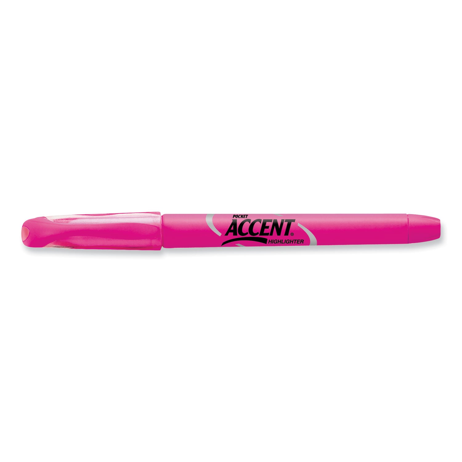 Sharpie Pocket Style Highlighters, Fluorescent Pink Ink, Chisel Tip, Pink Barrel, Dozen (27009)
