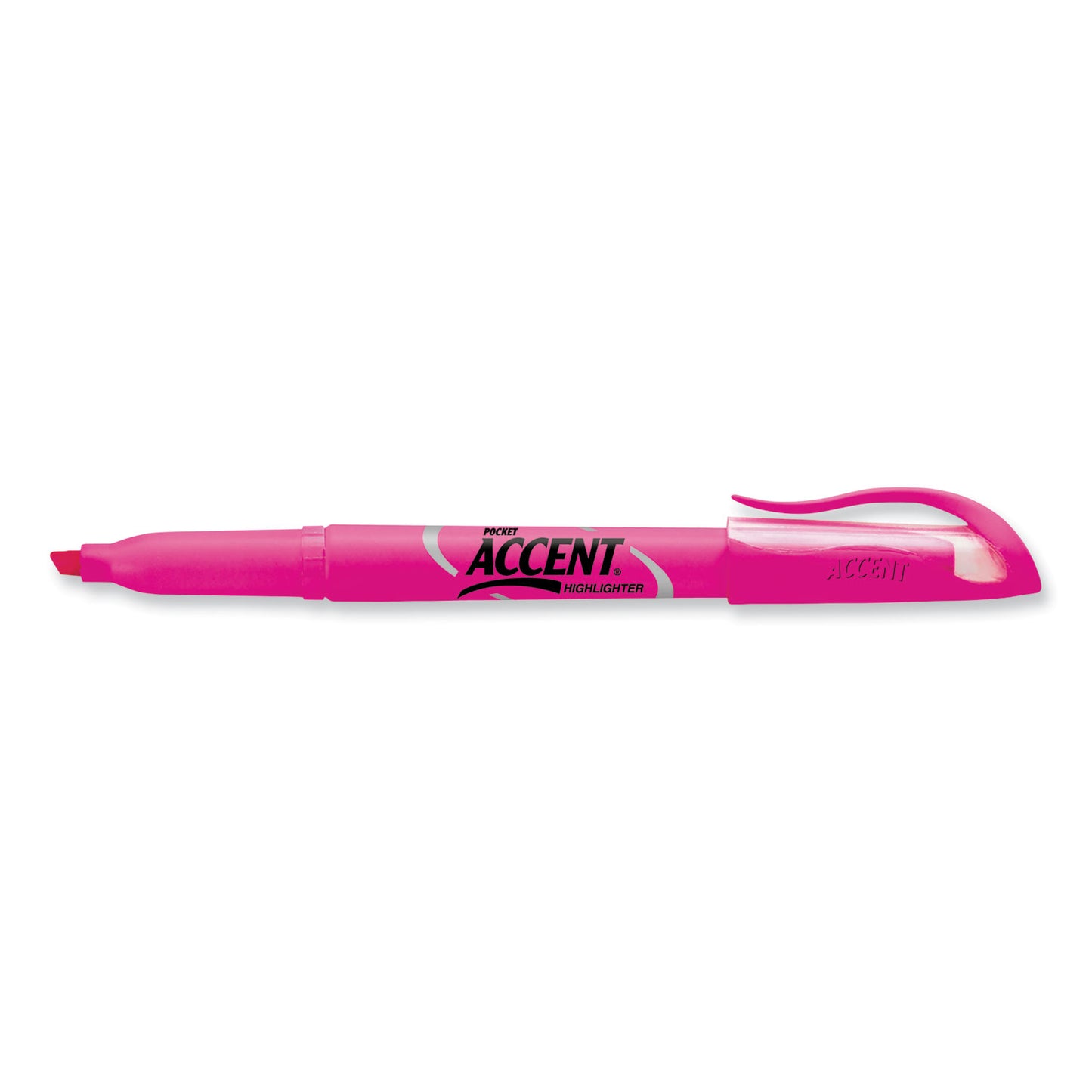 Sharpie Pocket Style Highlighters, Fluorescent Pink Ink, Chisel Tip, Pink Barrel, Dozen (27009)
