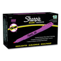 Sharpie Pocket Style Highlighters, Fluorescent Pink Ink, Chisel Tip, Pink Barrel, Dozen (27009)