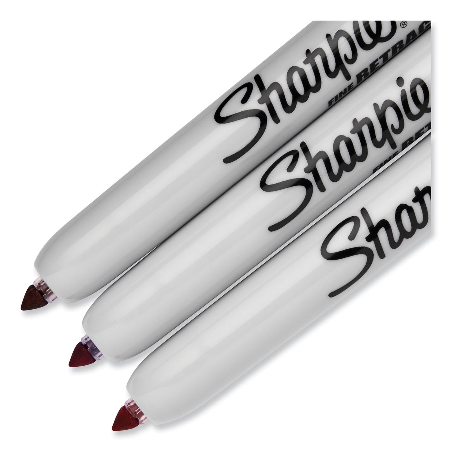 Sharpie Retractable Permanent Marker, Fine Bullet Tip, Assorted Colors, 3/Set (32726PP)