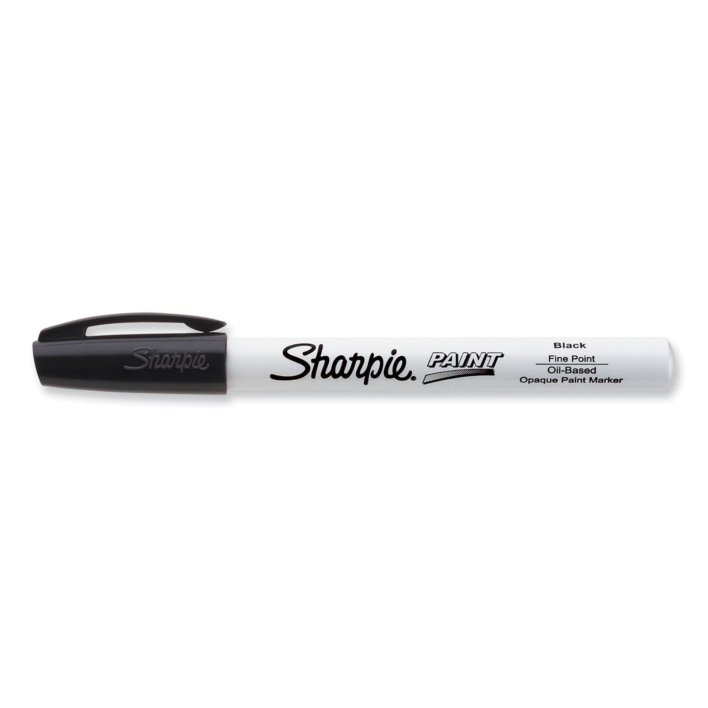 Sharpie Permanent Paint Marker, Fine Bullet Tip, Black (35534)