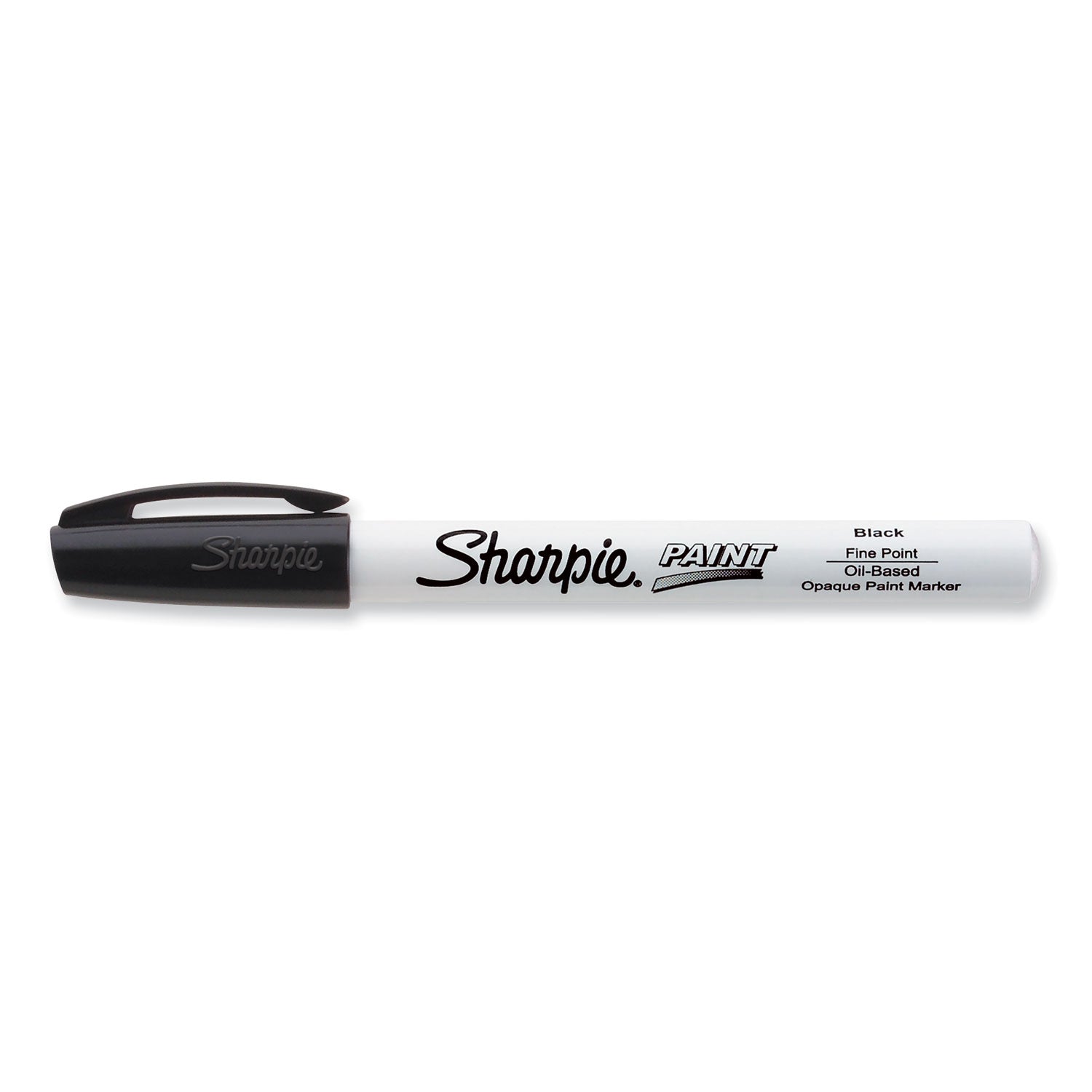 Sharpie Permanent Paint Marker, Fine Bullet Tip, Black (35534)