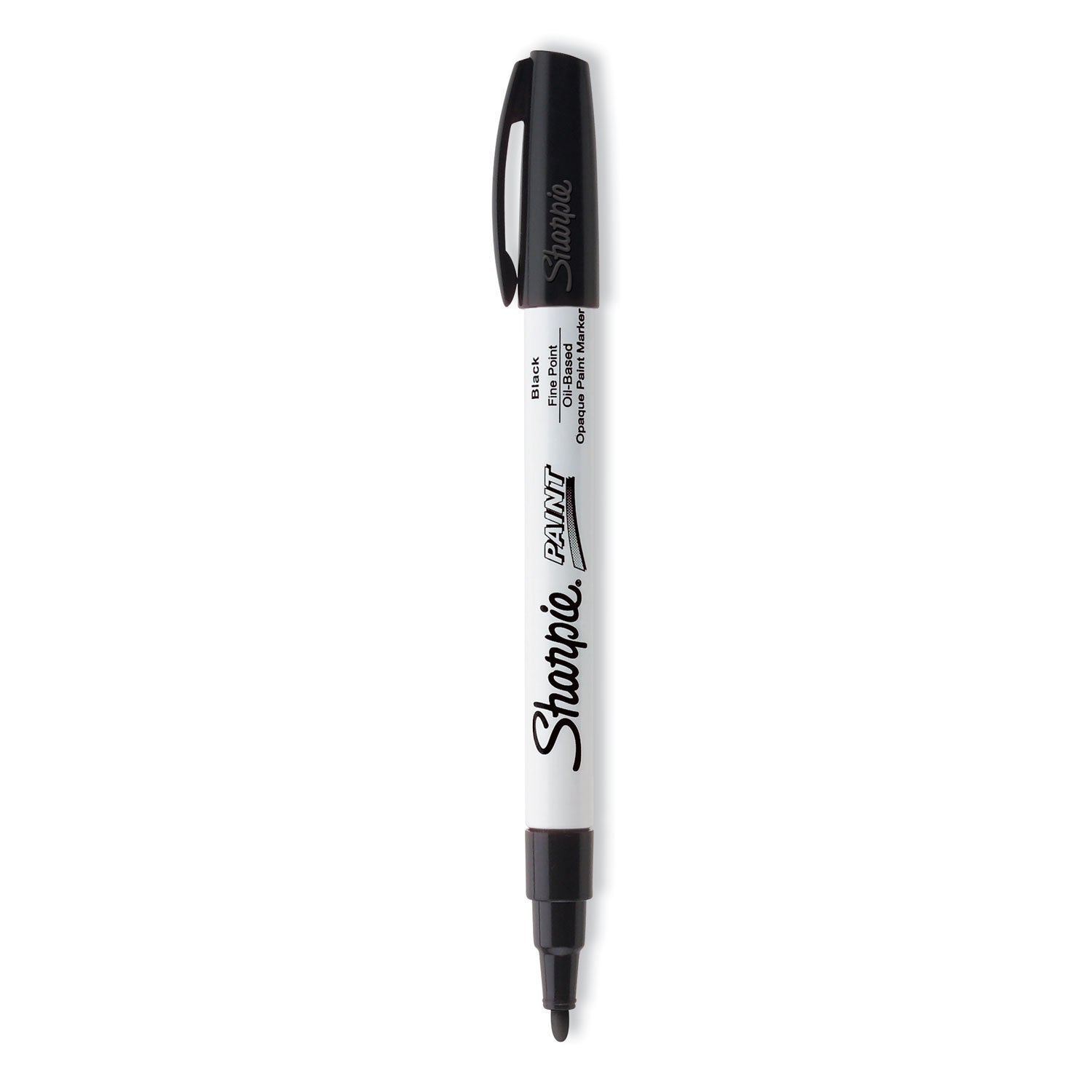 Sharpie Permanent Paint Marker, Fine Bullet Tip, Black (35534)