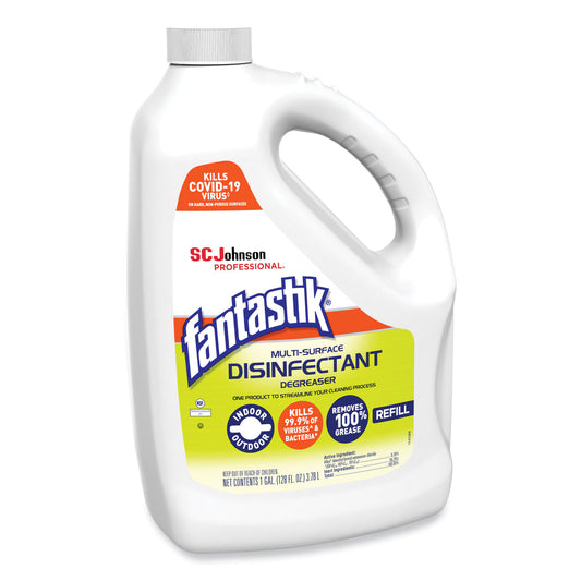 Fantastik Multi-Surface Disinfectant Degreaser, Pleasant Scent, 1 Gallon Bottle (311930EA)