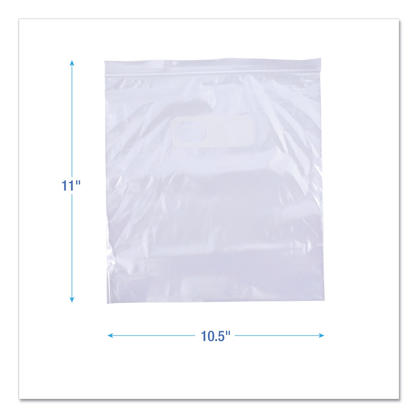 Boardwalk Reclosable Freezer Storage Bags, 1 gal, 10.5" x 11", Clear, 250/Box (1GALFZRBAG)