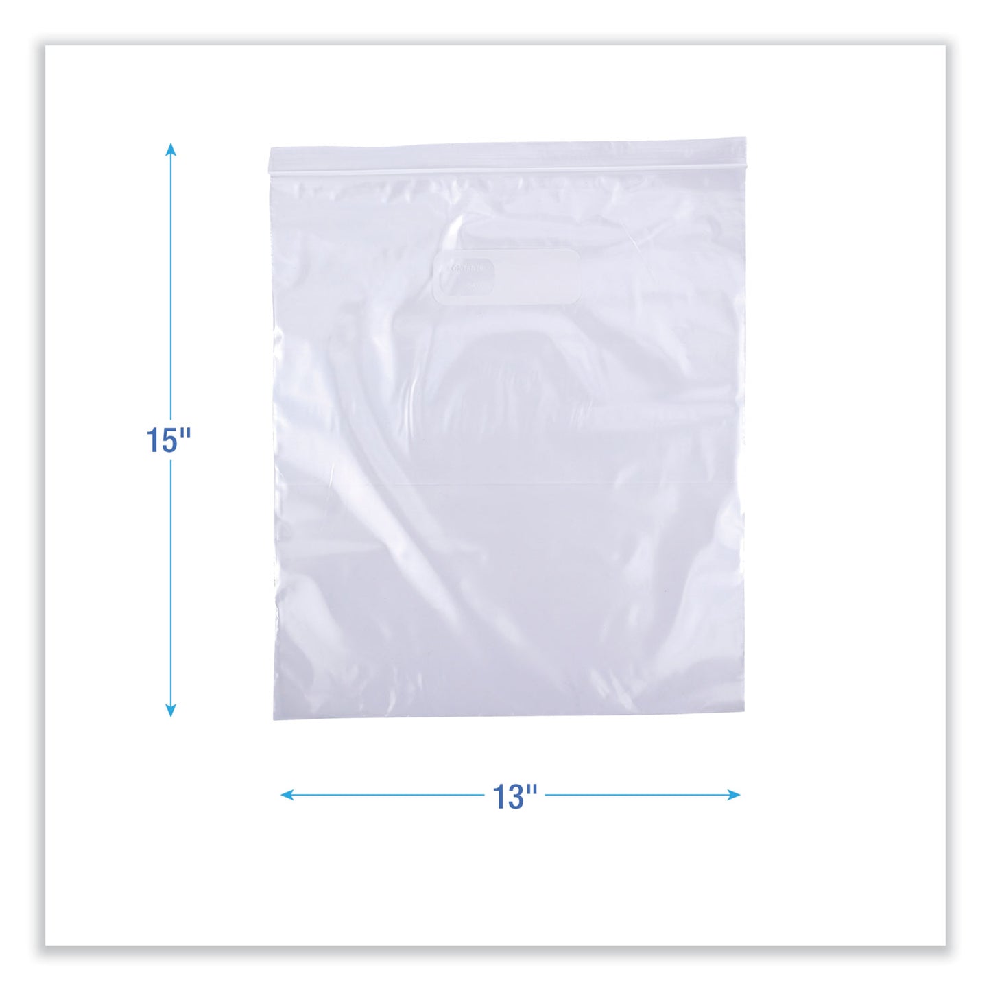 Boardwalk Reclosable Food Storage Bags, 2 Gallon, 13" x 15", Clear, 100/Box (2GALBAG)