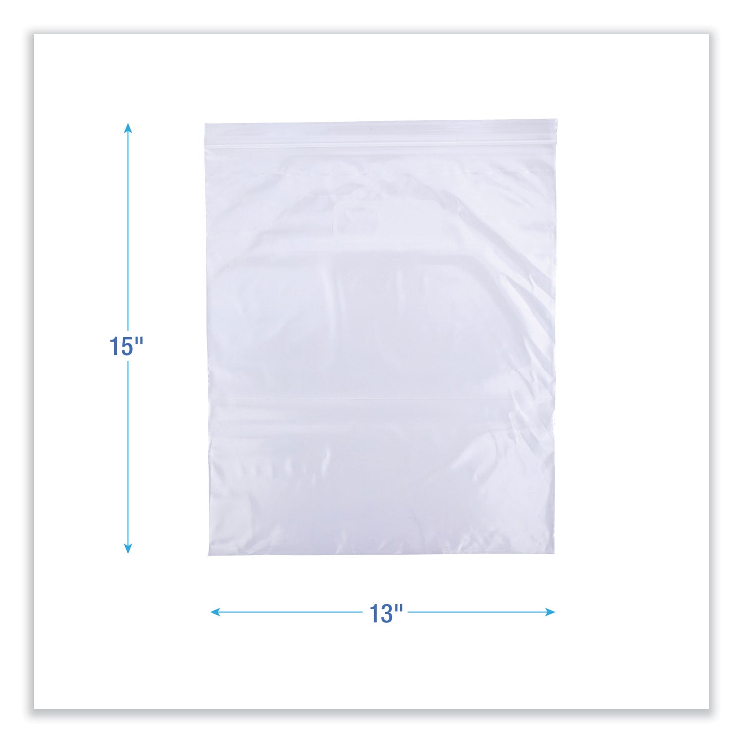 Boardwalk Reclosable Freezer Storage Bags, 2 gal, 13" x 15", Clear, 100/Box (2GALFZRBAG)