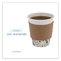 Boardwalk Cup Sleeves, Fits 10 oz to 20 oz Hot Cups, Kraft, 1,200/Carton (1020SLEEVE)