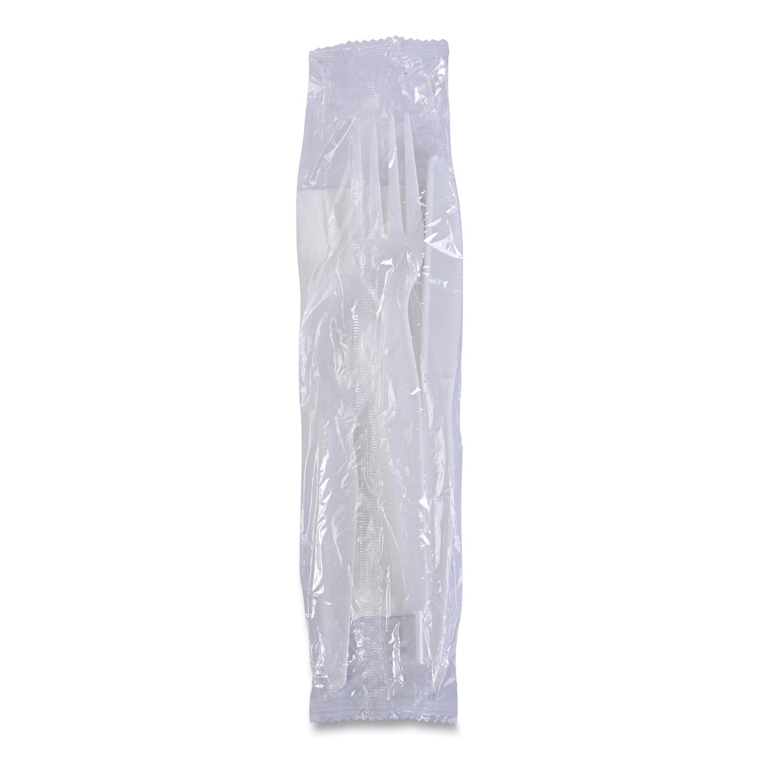Boardwalk Four-Piece Cutlery Kit, Fork/Knife/Napkin/Teaspoon, Heavyweight, White, 250/Carton (FKTNHWPSWH)
