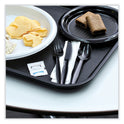 Boardwalk Six-Piece Cutlery Kit, Condiment/Fork/Knife/Napkin/Teaspoon, Black, 250/Carton (FKTNSMWPSBLA)